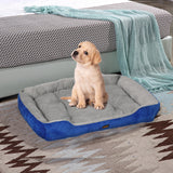PaWz Pet Bed Dog Beds Bedding Mattress M Navy Medium - Close-Up Angle