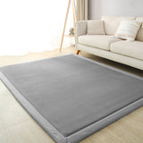 Marlow Coral Velvet Area Rugs Large Mat 120x200cm Grey-2018816744579272711