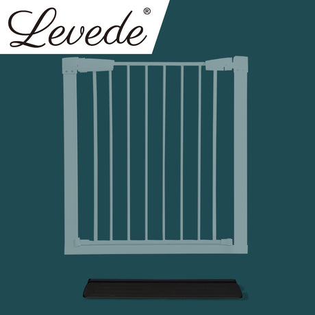 Levede Baby Safety Gate Adjustable Pet Black Ramp-2018816605705867271