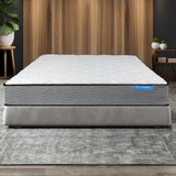 Dreamz Spring Mattress Pocket Bed Top Single - Close-Up Angle