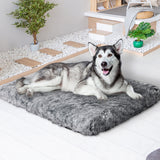 PaWz Dog Mat Pet Calming Bed Memory XXL Charcoal XX-Large - Close-Up Angle