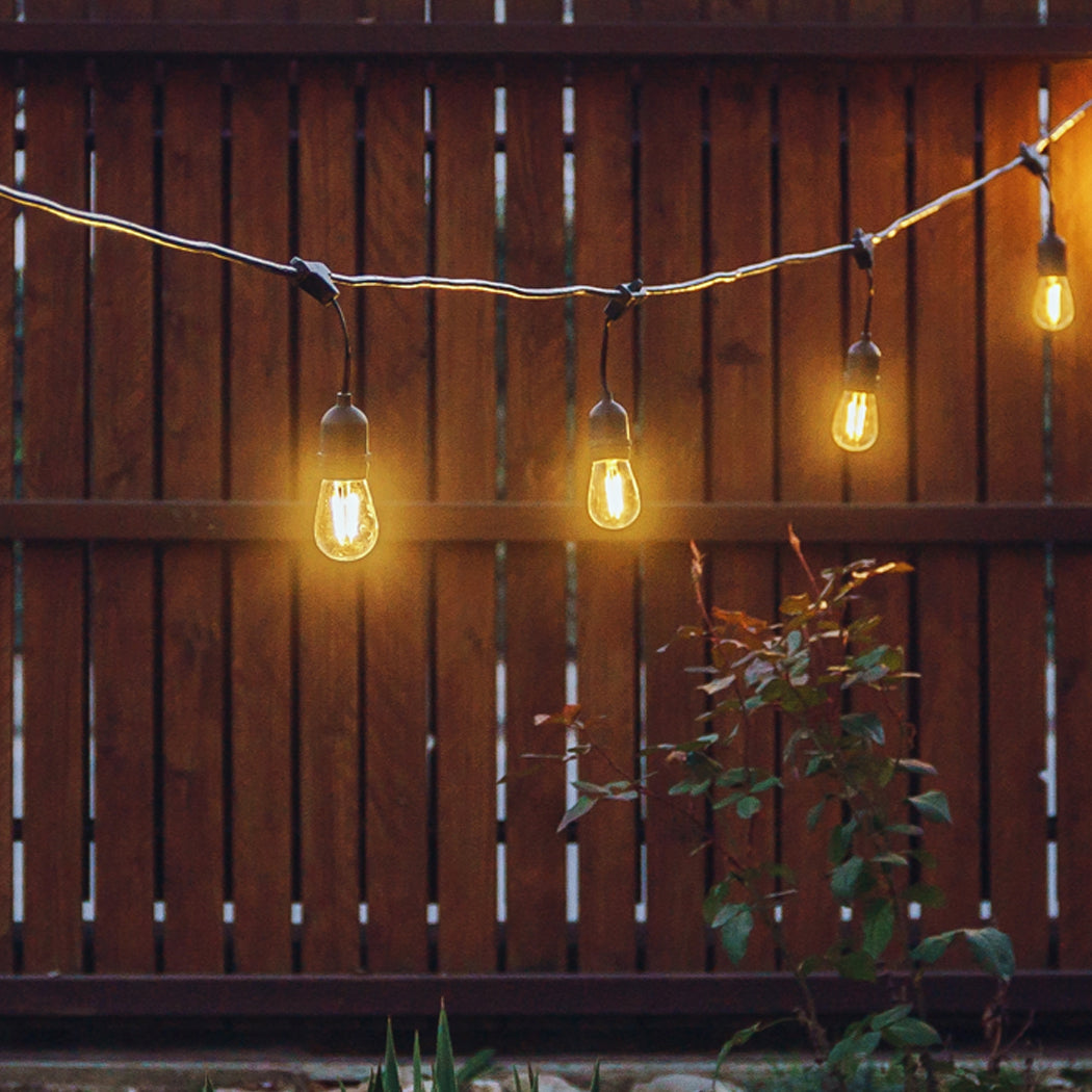 Emitto Solar LED Festoon String Lights-2006733077400915975