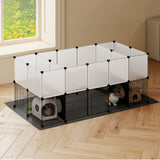 Pawz Guinea Pig Playpen Rabbit Cage Small Animal Fence - Close-Up Angle