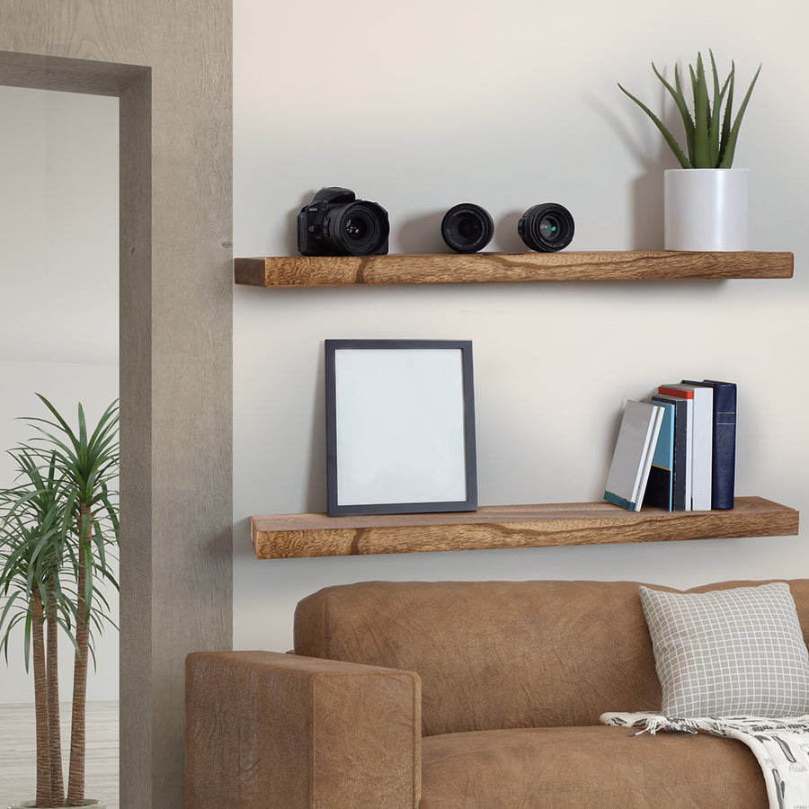 Levede 2Pcs Floating Shelves Wall Mounted Large-2006733235157078023