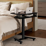 Levede Mobile Standing Desk Adjustable Height Table - Close-Up Angle