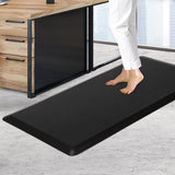 Marlow Anti Fatigue Mat Standing Desk 51x99cm Black Large - Close-Up Angle