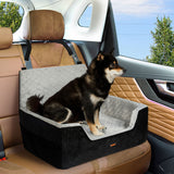 Pawz Dog Car Booster Seat Belt Pet Safe Protector Travel Bed - Close-Up Angle