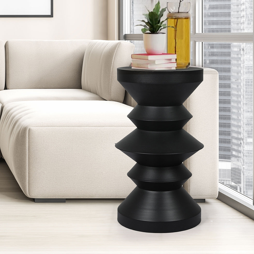 Levede Side Table Round End Bedside-2018816901681123335