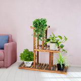 Levede 3-Tier Plant Stand Wood Wooden-2018816684160323591