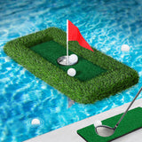 Centra Floating Golf Green Mat Set Outdoor - Close-Up Angle