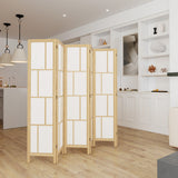 Levede 6 Panel Room Divider 170cm Freestanding Screen - Close-Up Angle
