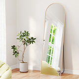 Yezi 165X60CM Full Length Mirror Wall Mounted Mirror Gold - Close-Up Angle