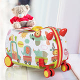 BoPeep Kids Ride On Suitcase Children - Close-Up Angle