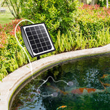 Lambu Solar Oxygenator Air Pump Powered - Close-Up Angle