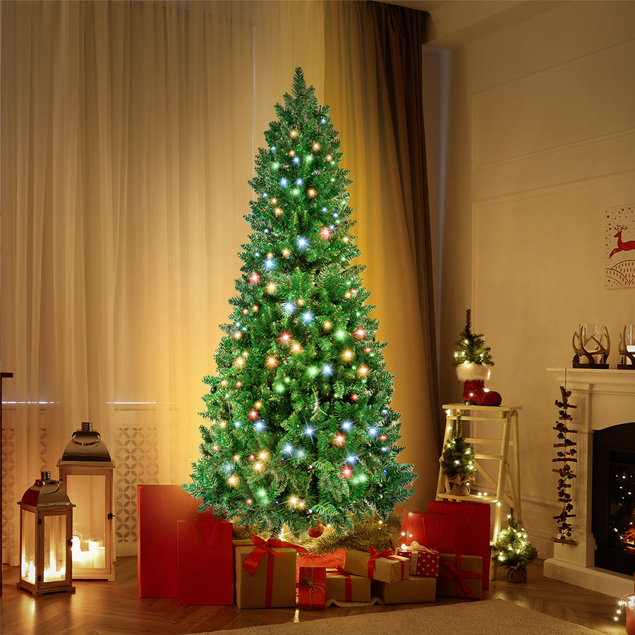 SANTACO Prelit Slim Pencil Christmas Tree 2.4M-2006732854997946375