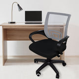 Levede Office Chair Gaming Computer Grey - Close-Up Angle