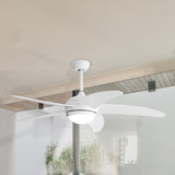 Spector Ceiling Fan 52'' DC Motor Wood White-2018816899676246023