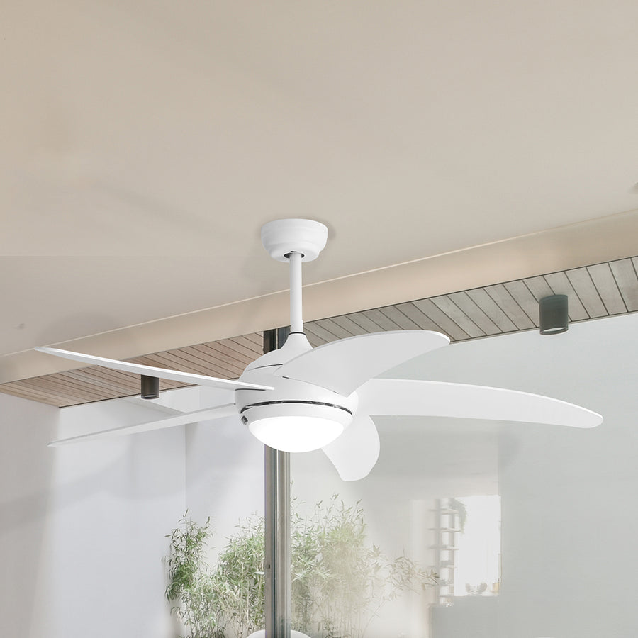 Spector Ceiling Fan 52'' DC Motor Wood White-2018816899676246023