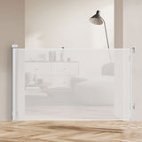 BoPeep Retractable Baby Safety Gates 300cm White 300 cm - Close-Up Angle