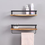 Levede Floating Shelf Brackets Wall - Rear View