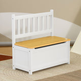 Levede 2-In-1 Kids Toys Storage Bench Box Wooden Chair-2006732712156729351