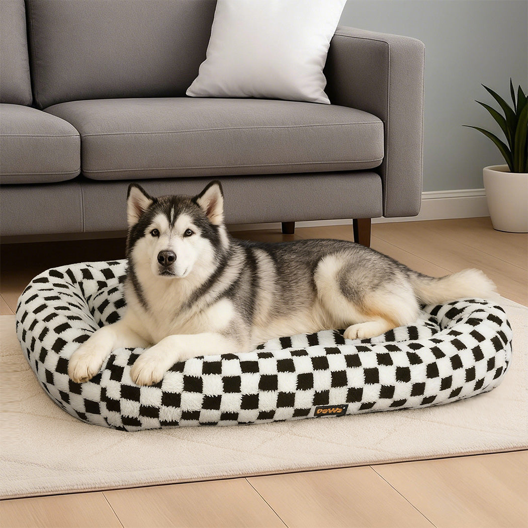 Pawz Dog Bed Calming Pet Plush Bed Soft Washable Bed-2011971122647666695