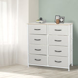 Levede Storage Cabinet Tower Chest Beige-2006733262323585030
