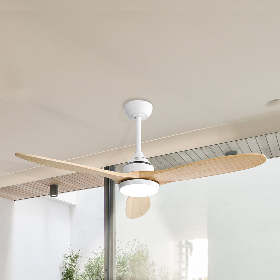 Spector 52'' Ceiling Fan LED Light DC Natural-2018816906051588103