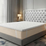 Dreamz Memory Foam Mattress Topper King Single 5cm - Close-Up Angle