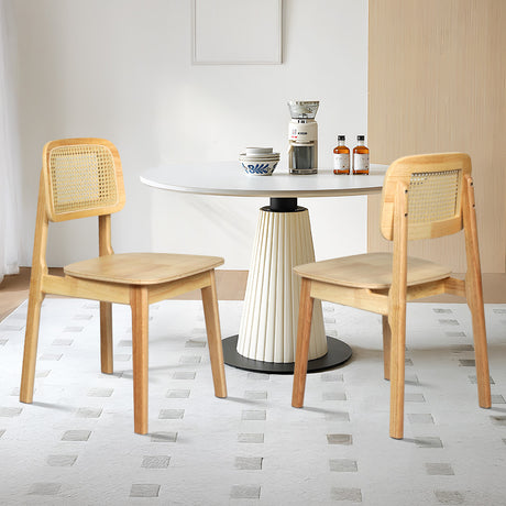 Levede 2x Rattan Dining Chair Wooden Kitchen Chair-2018816846018514951
