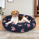 PaWz Dog Calming Bed Pet Cat Washable L Large - Close-Up Angle