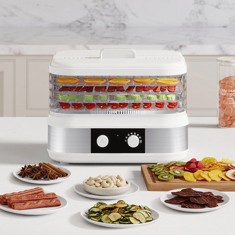 Spector 5 Trays Stainless Steel Food Dehydrator Dryer-2006733421992349703