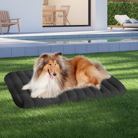 Pawz L Size Orthopedic Dog Bed with Sherpa Plush Removable Cover in Grey-1954802481632514055