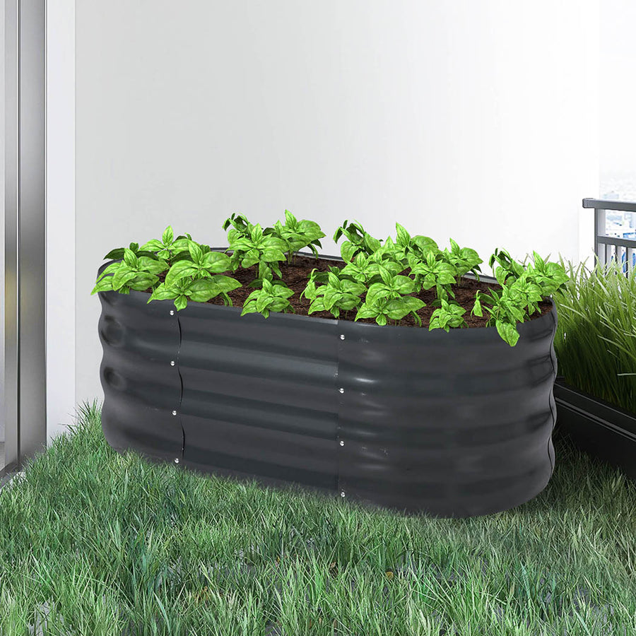 Lambu Garden Bed Planter Raised Coated 120x80x42cm-2006733165837815815