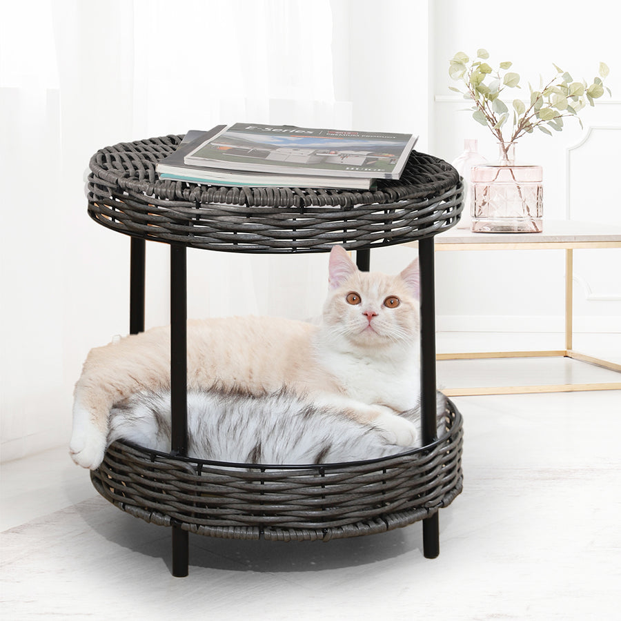PaWz Rattan Pet Bed Elevated Raised-2018816819120443399