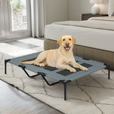 Pawz Elevated Pet Bed Raised Dog Bed Large Cooling Bed - Close-Up Angle