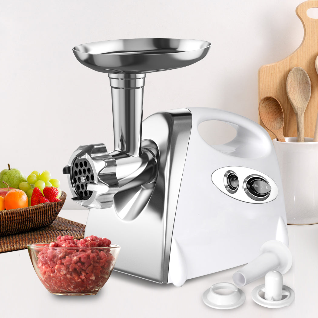 800W Electric Meat Grinder Mincer Sausage White-2018816840733691910