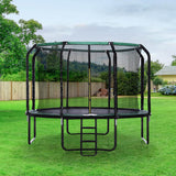 Centra Trampoline Round Trampolines 10 feet - Close-Up Angle