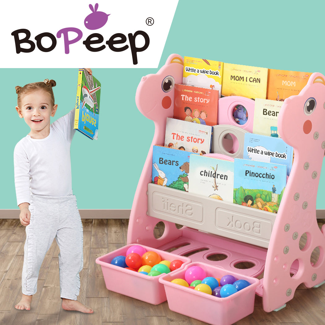 BoPeep Kids Bookshelf Bookcase Magazine Pink-2018816767715053575