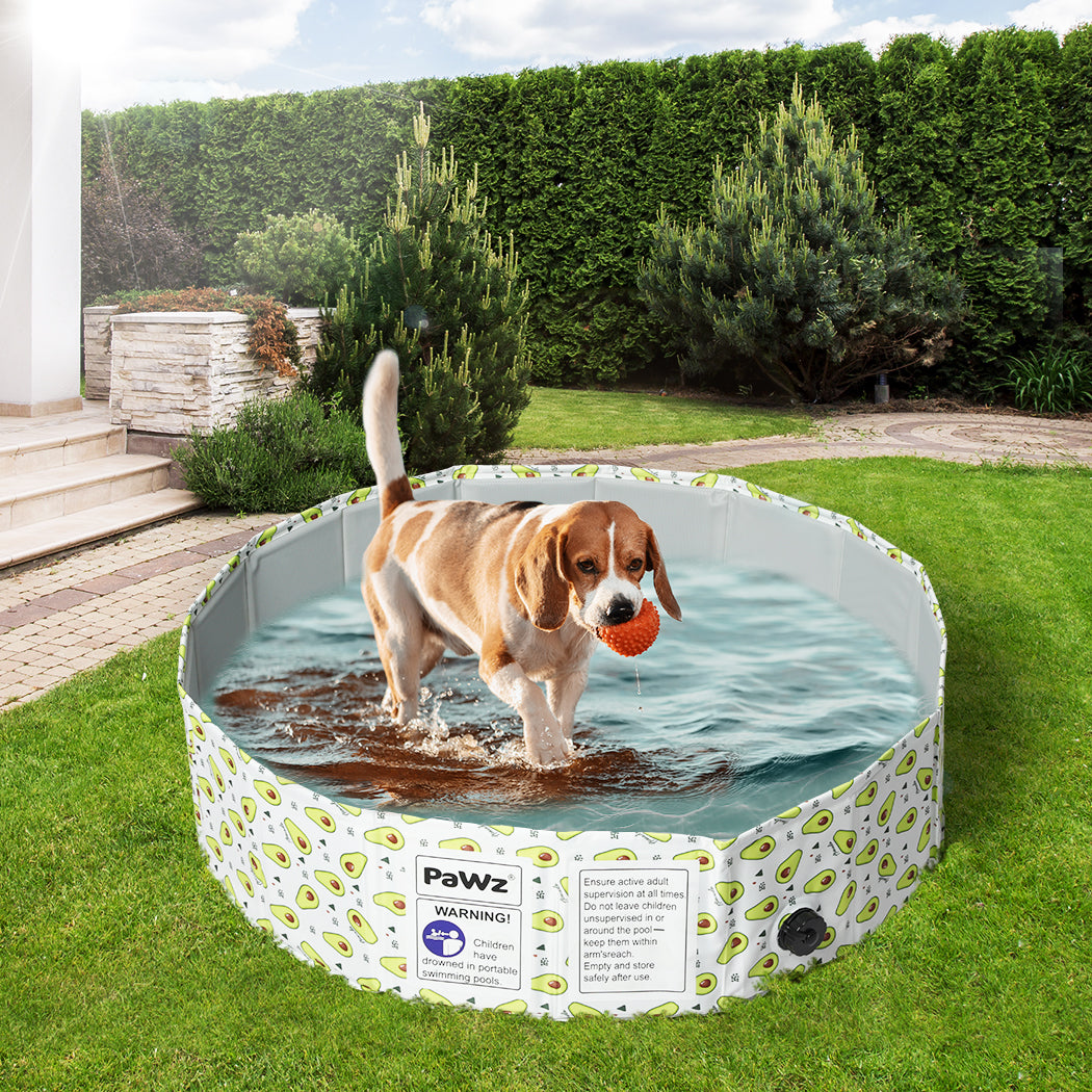 PaWz 100cm Portable Pet Swimming Pool L Large-2006732989299560455