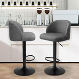 Levede Rolling  Bar Stool - Close-Up Angle