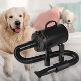 Dog Cat Pet Hair Dryer Grooming Blow Black - Close-Up Angle