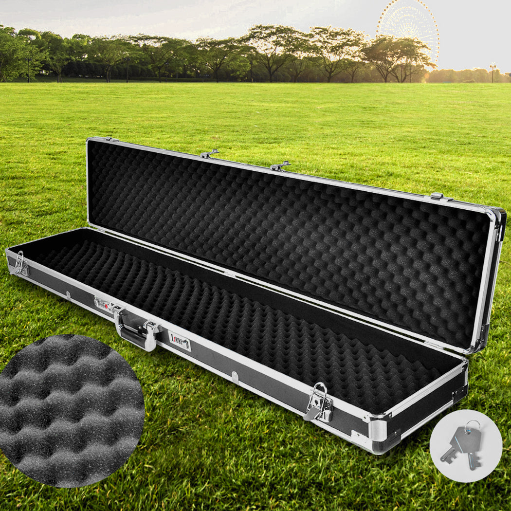 Gun Case Portable Hard Aluminium Double-2018816836564553734