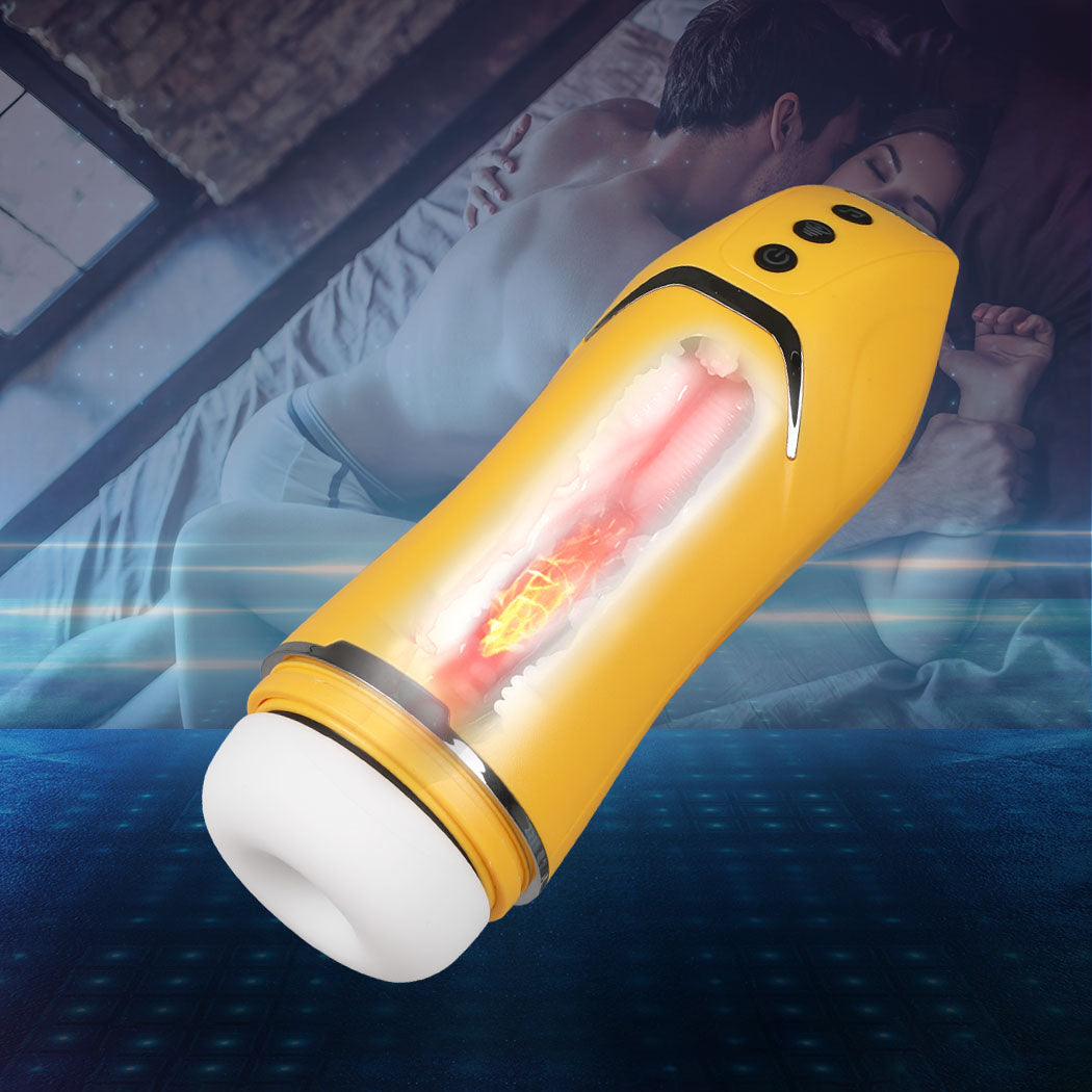 Urway Masturbator Vibrator Masturbation Yellow-2006733049504600071