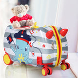 BoPeep Kids Ride On Suitcase Children - Close-Up Angle