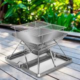 Levede Folding BBQ Portable Charcoal Grill 2-IN-1-2006732907498049543