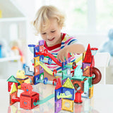 Kids Magnetic Tiles Blocks Dinosaur - Close-Up Angle