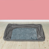 PaWz Pet Bed Sofa Dog Bedding Soft Warm XL Cover Grey Cover X-Large - Close-Up Angle