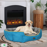 PaWz Electric Pet Heater Bed Heated L Blue Large-2018816777307426823