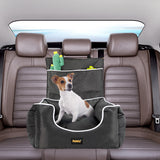 PaWz Dog Car Booster Seat Belt Pet Backrest Grey-2018816730658377735